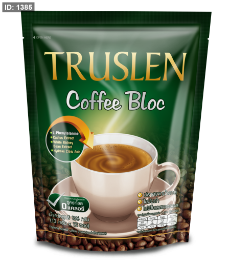 كوفي بلوق خاصة لسد الشهيه و التنحيف والجمال نسكافية Truslen coffee Bloc خالية من السكر والكوليسترول، ومنخفضة الدهون ومصممة لدعم صحة الجسم وانقاص الوزن فيها 12 كيس وزنه 156 غرام